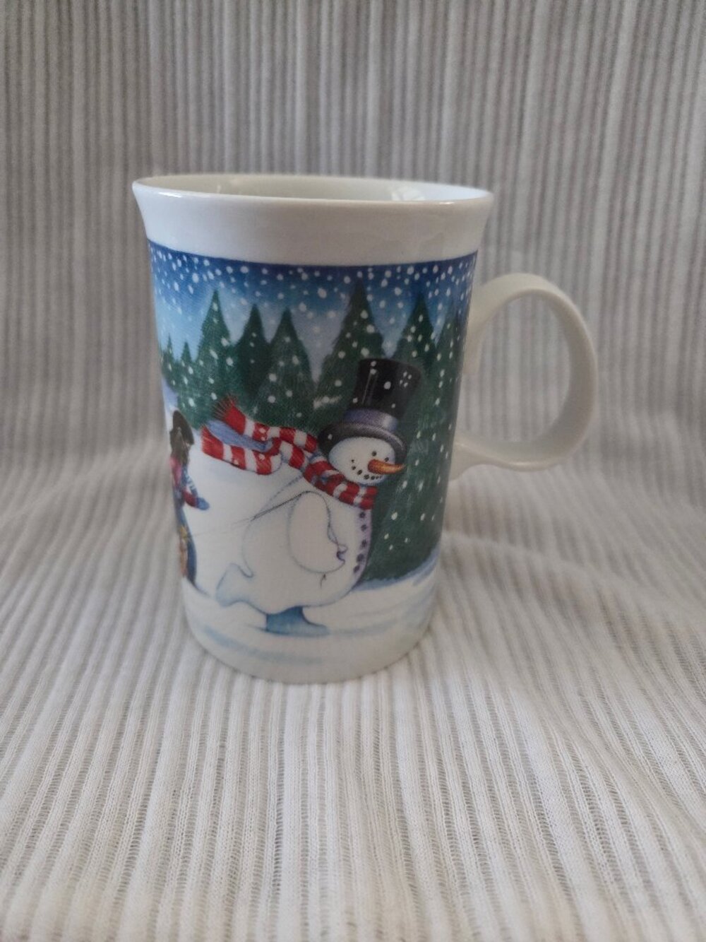 Vintage Dunoon Mug Mister Snowman Ruth Boden Scotland Christmas 90s